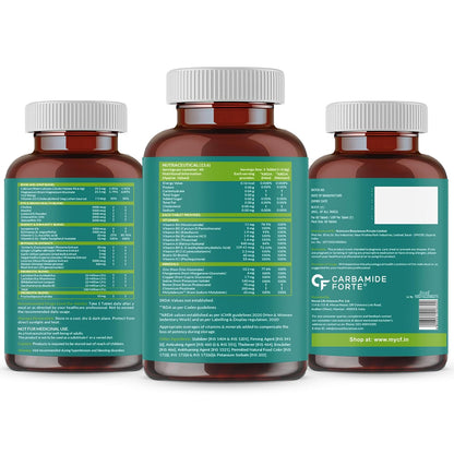 Multivitamin Tablets for Adults 50+ With Probiotics | Supports Immunity, Energy & Bone Health – 60 Veg Tablets