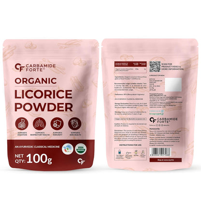 Organic Licorice Powder (Mulethi) – Pure Ayurvedic Root Herb 100g