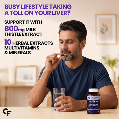 Milk Thistle 800 mg Tablets | Liver Detox Supplement | 120 Tablets