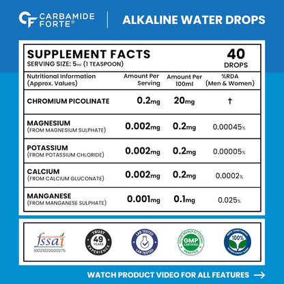 Alkaline Water Drops 200ml