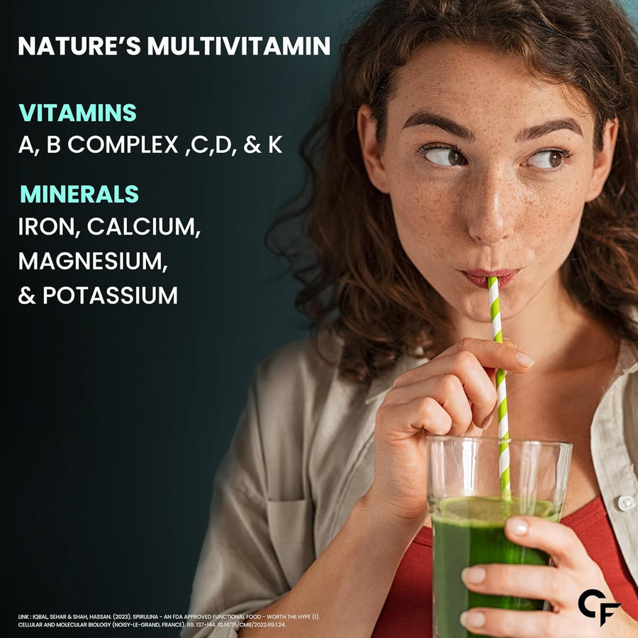 Carbamide Forte 100% Organic Spirulina Powder | Spirulina | Spirulina Powder Organic - 100g