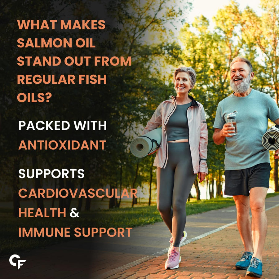 Carbamide Forte Salmon Fish Oil Omega 3 Capsule 1000 mg for Adults -Softgel Capsules 90 Count