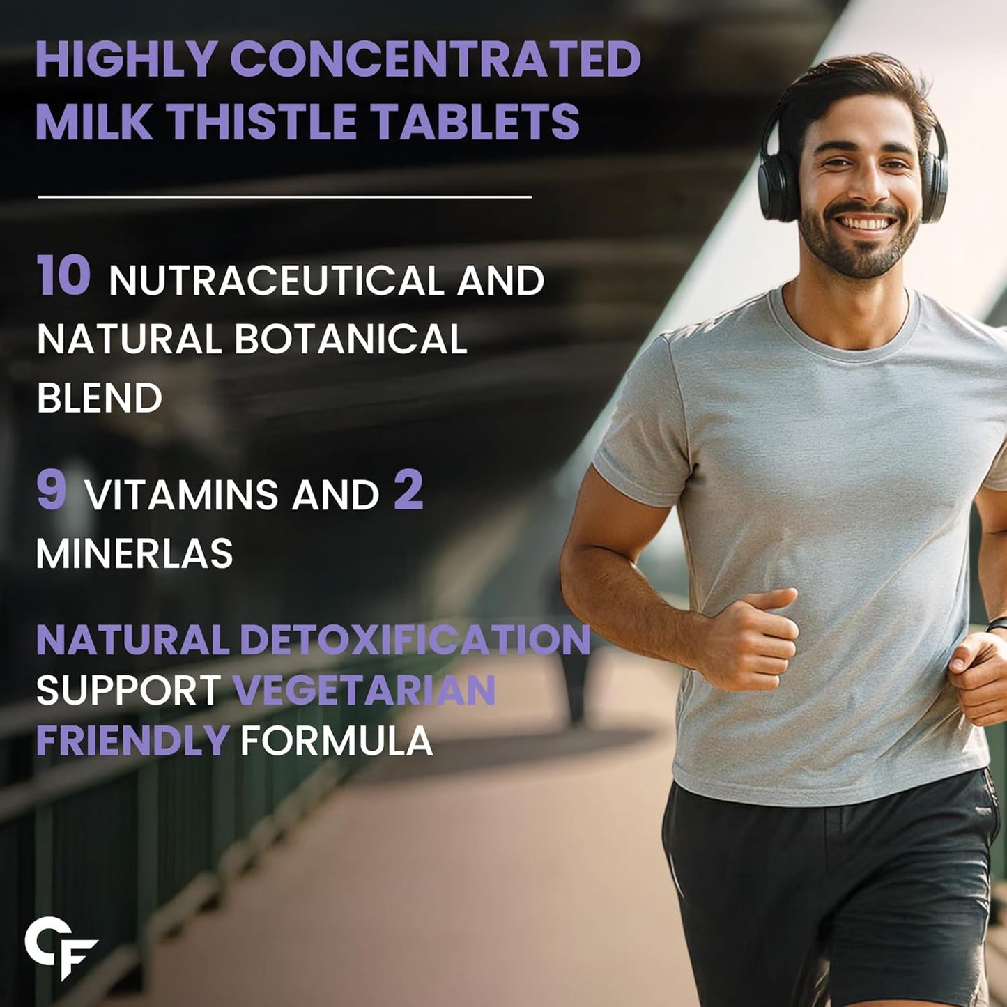 Carbamide Forte Liver Detox Supplement with Milk Thistle Extract 800mg (30:1) | Added Multivitamins & Amino Acid | Liver Support Supplement –120 Veg Tablets
