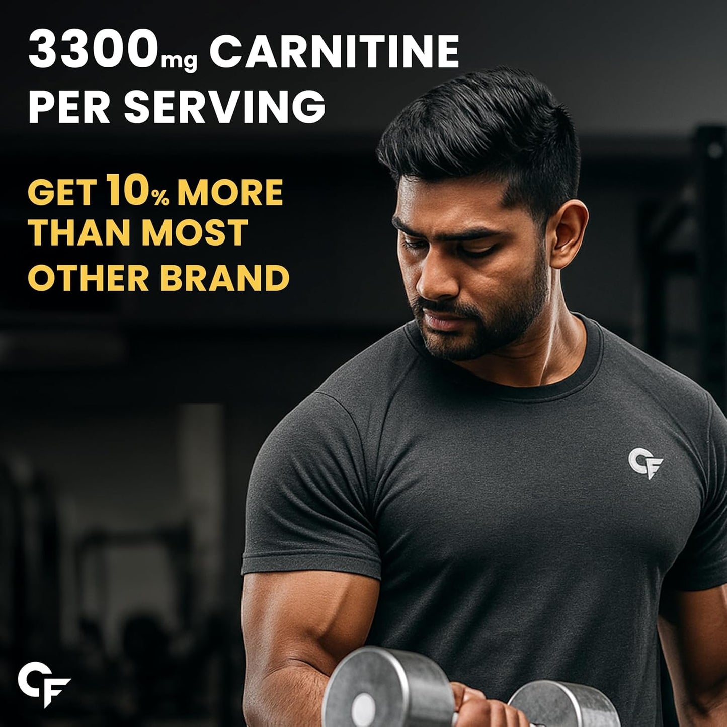 Carbamide Forte L Carnitine Liquid 3300mg | L-Carnitine Supplement For Men & Women | Liquid L Carnitine Pre Workout, Intra Workout & Post Workout Supplement With 3300 mg Per Serving With Added Vitamins | L’Carnitine Mango Flavour With 30 Servings - 450ml