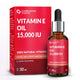 Carbamide Forte Vitamin E Oil For Face & Hair | Vitamin E Oil 15000 IU - Pharma Grade & Tested for Purity - 30ml