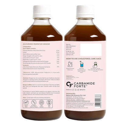 Cholesterol Care Juice – Ayurvedic Heart & Lipid Support | 1 L