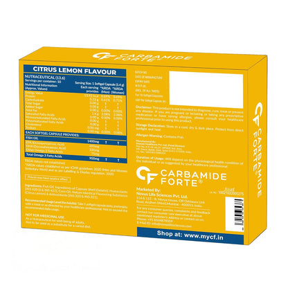 Triple Strength Omega 3 Fish Oil Capsules 1400mg | 10 Softgels