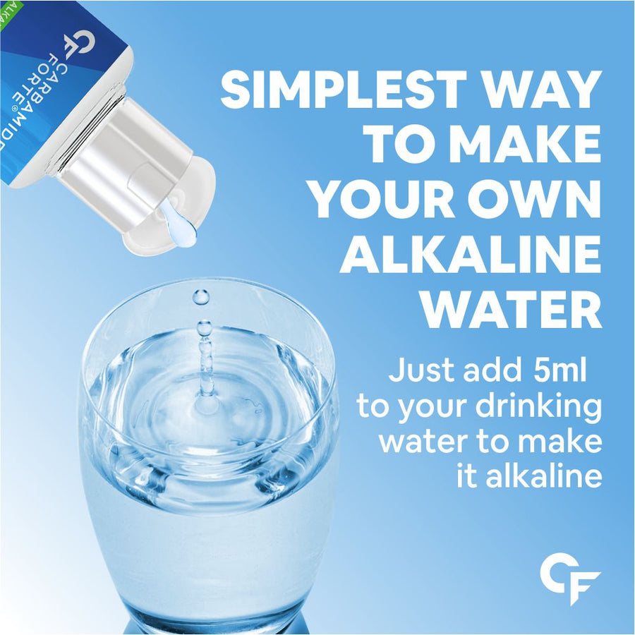 Carbamide Forte Make Your Own Alkaline Water Drops | pH booster drops | 40 Litres of Alkaline Water per Bottle