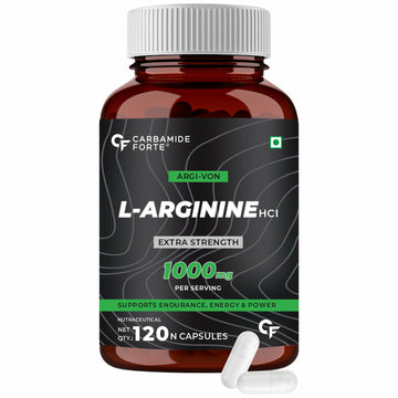 CF L Arginine 1000mg Capsules (Per Serving) – 120 Veg Capsules