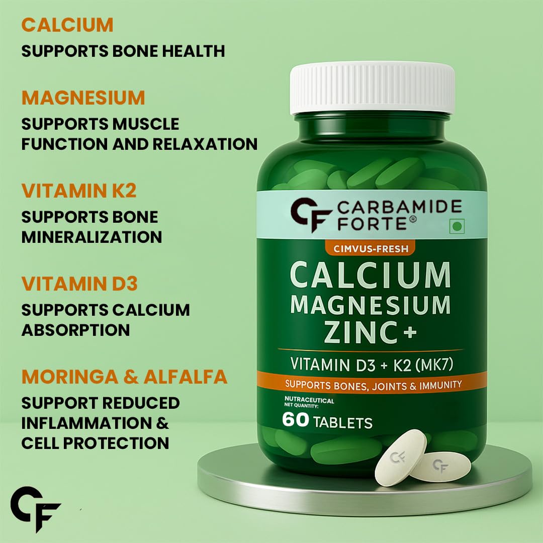 Calcium Magnesium Zinc Tablets – For Bone & Joint Support