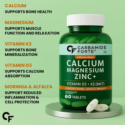 Calcium Magnesium Zinc Tablets – For Bone & Joint Support