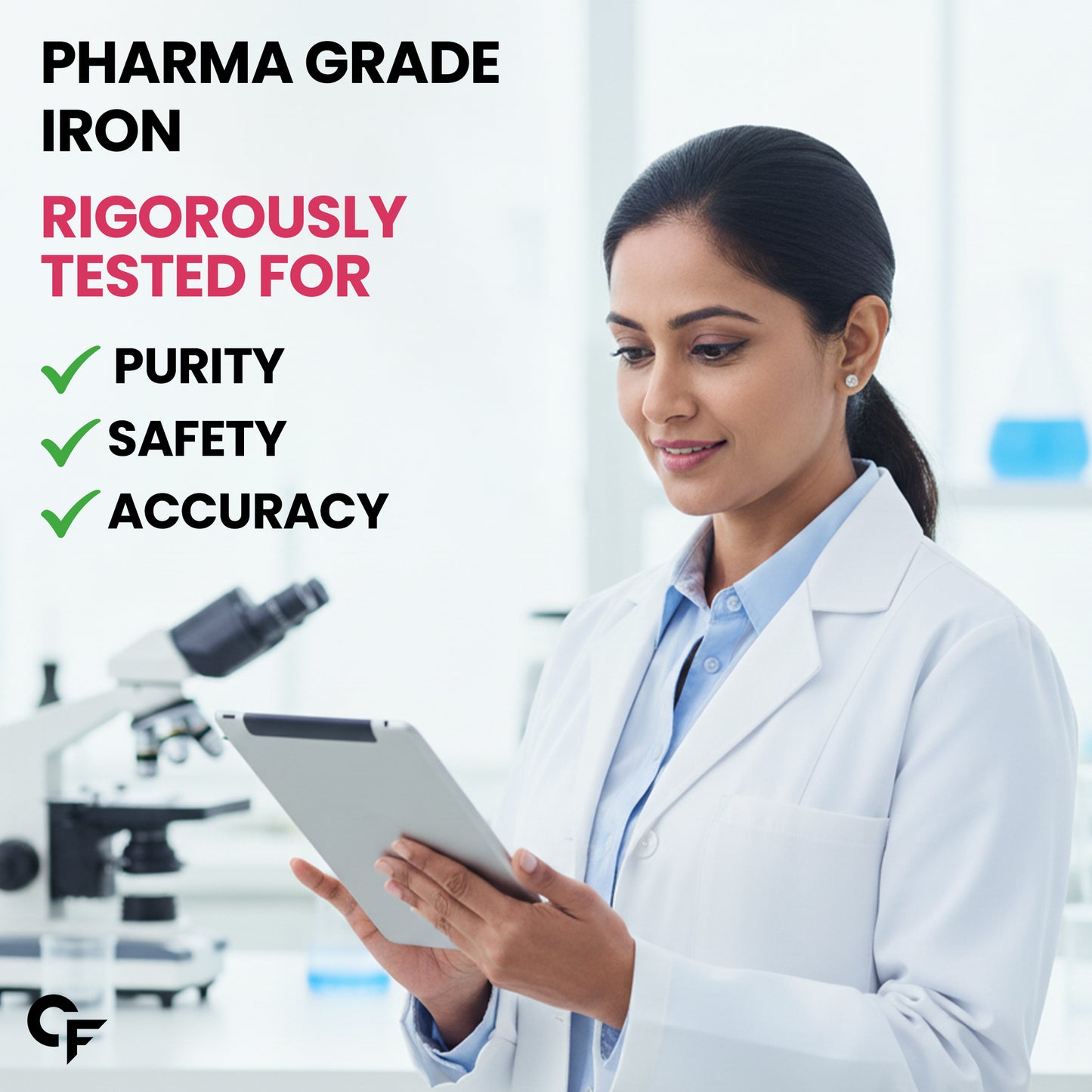 Chelated Iron with Vitamin C, B12 & Zinc – 100 Veg Tablets