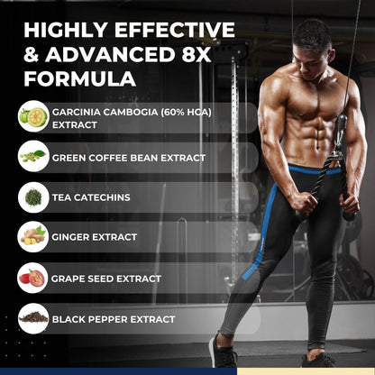 Carbamide Forte Fat Burner for Men & Women | Weight Loss Support - 60 Veg Tablets, 180 Grams, 30 Servings