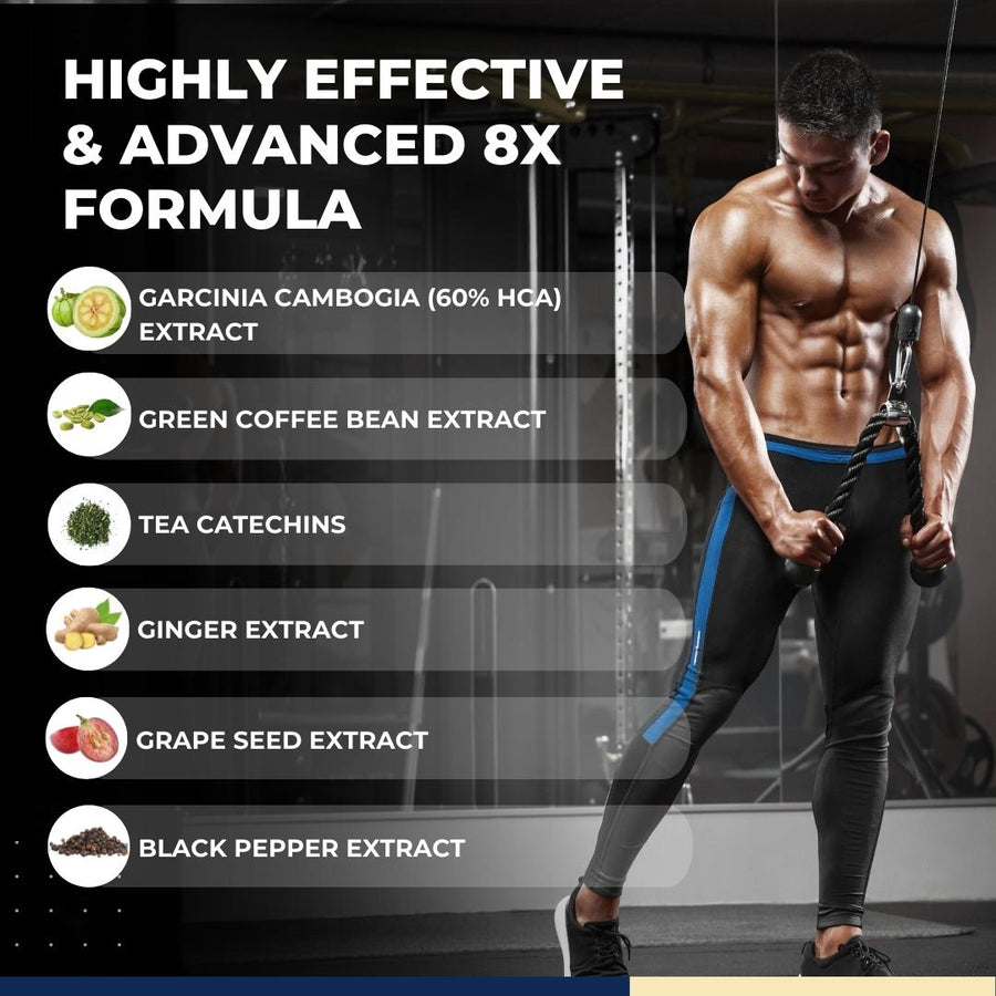 Carbamide Forte Fat Burner for Men & Women | Weight Loss Support - 60 Veg Tablets, 180 Grams, 30 Servings