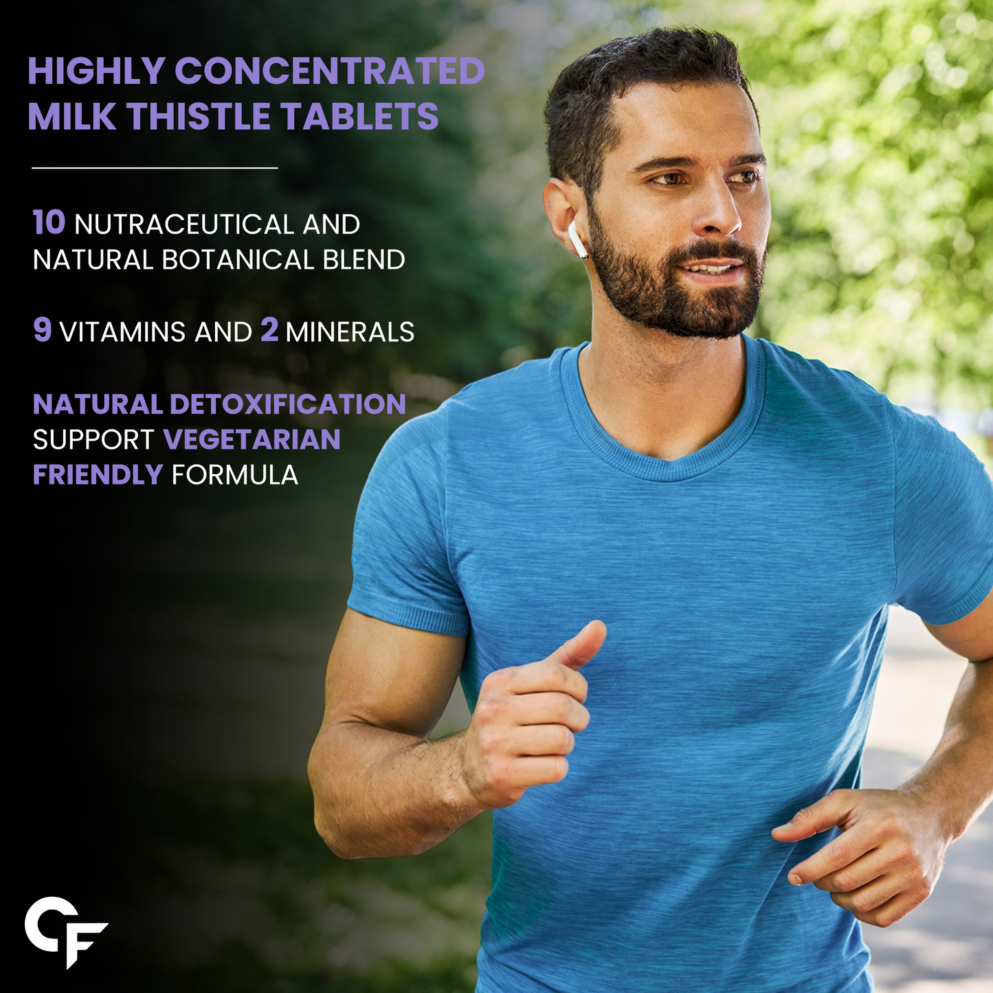 Carbamide Forte Liver Detox Supplement with Milk Thistle Extract 800mg (30:1) | Added Multivitamins & Amino Acid | Liver Support Supplement –120 Veg Tablets