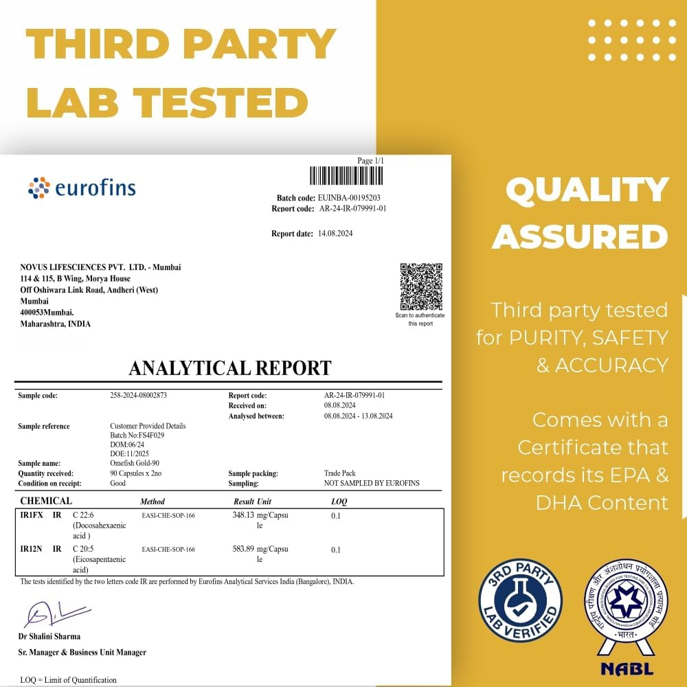 Triple Strength Omega-3 Fish Oil 1400 mg – For Heart & Joint Support