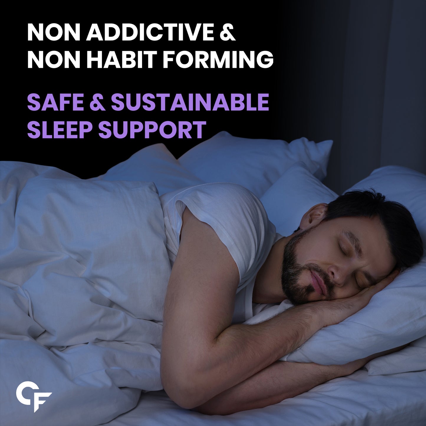 Carbamide Forte Melatonin 10 mg Sleeping Pills with Tagar 250 mg | Sleep Supplement for Men & Women | Melatonin Tablet for Restful Deep Sleeps - 60 Veg Tablets.