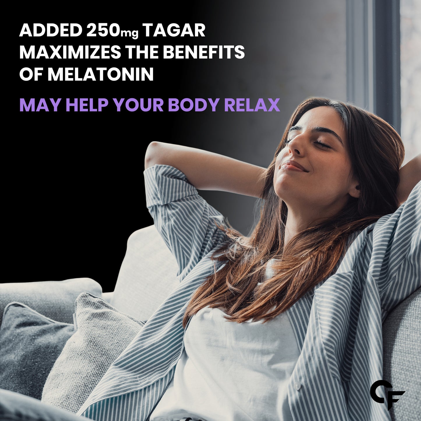 Carbamide Forte Melatonin 10 mg Sleeping Pills with Tagar 250 mg | Sleep Supplement for Men & Women | Melatonin Tablet for Restful Deep Sleeps - 60 Veg Tablets.