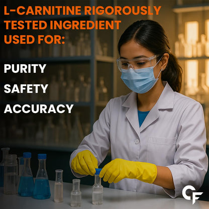 L-Carnitine L-Tartrate – 1000 mg for Energy & Fat Metabolism Support | 120 Tablets|