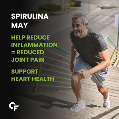 Carbamide Forte 100% Organic Spirulina Tablets 2000 mg Per Serving - Spirulina Powder Organic Tablets | Supports Energy, Immunity & Detox | Certified Spirulina Tablet - 180 Tablets