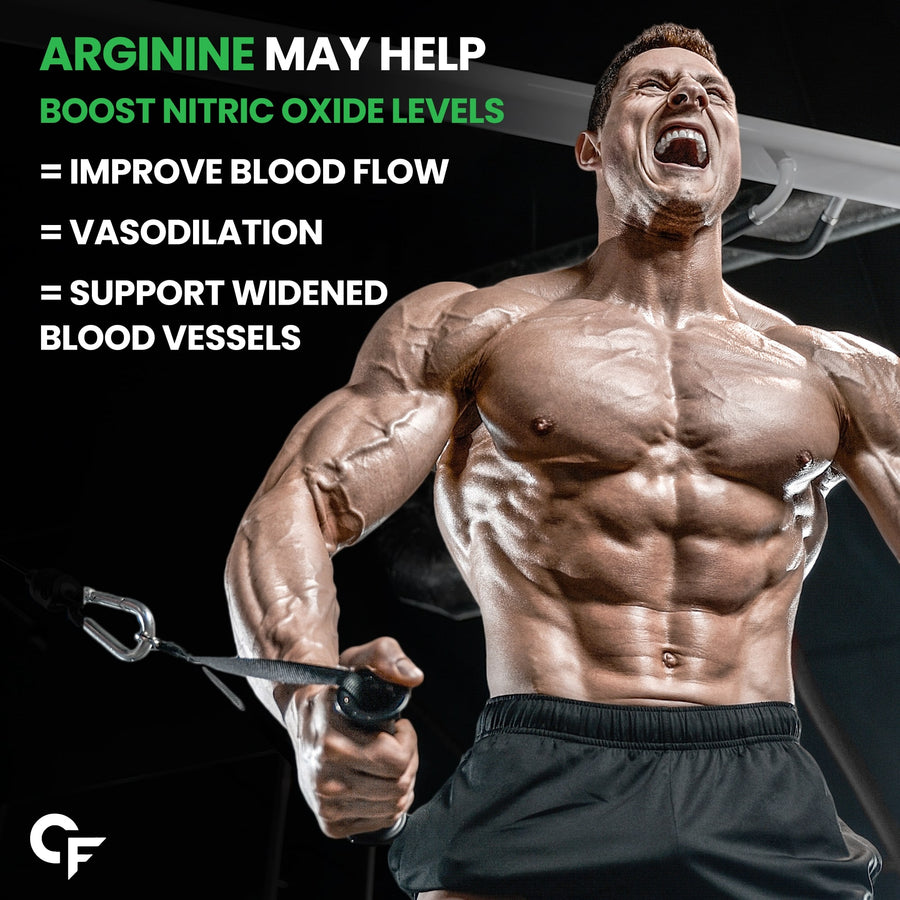 CF L Arginine 1000mg Capsules (Per Serving) – 120 Veg Capsules