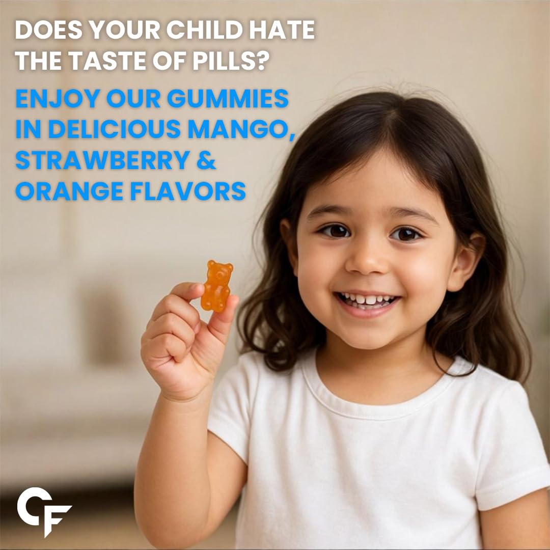 Multivitamin Gummies for Kids – 20 Nutrients for Daily Growth & Immunity (90 Counts)