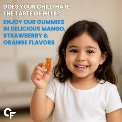 Multivitamin Gummies for Kids – 20 Nutrients for Daily Growth & Immunity (90 Counts)