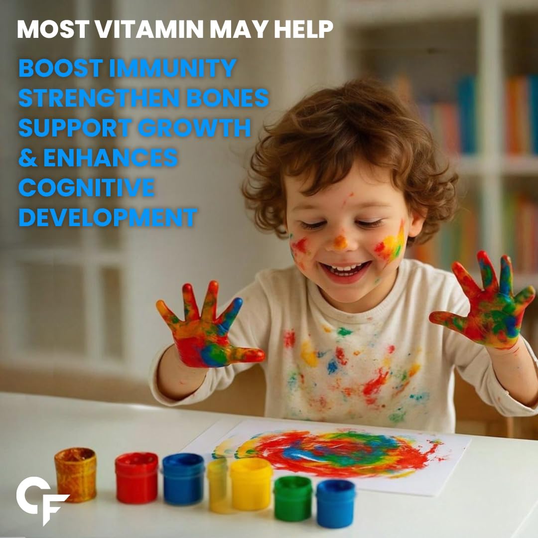 Multivitamin Gummies for Kids – 20 Nutrients for Daily Immunity & Growth