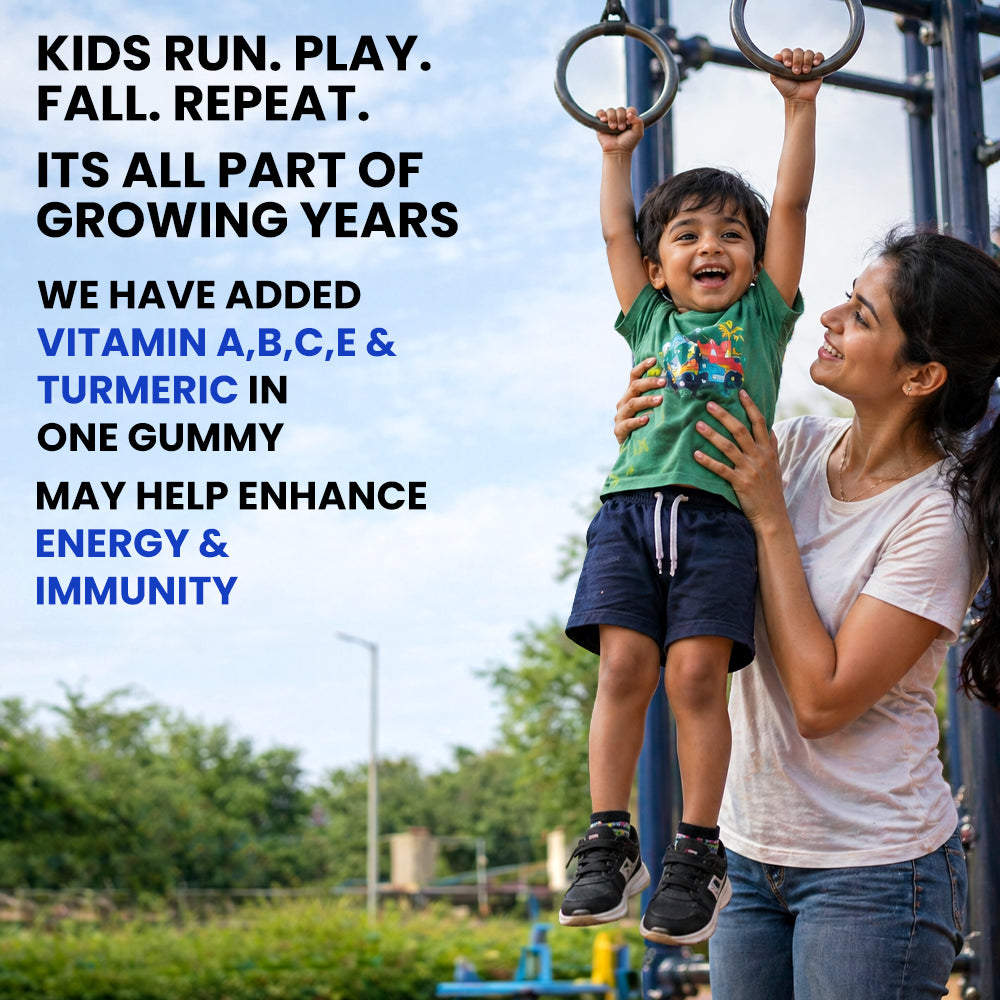 Multivitamin Gummies for Kids – 20 Nutrients for Daily Immunity & Growth (60 Counts)