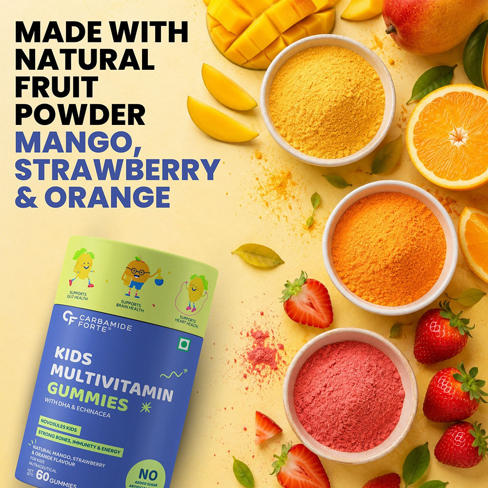 Multivitamin Gummies for Kids – 20 Nutrients for Daily Immunity & Growth (60 Counts)