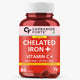 Chelated Iron with Vitamin C – 60 Veg Tablets