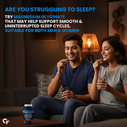 Chelated Magnesium Glycinate 2000 mg | Muscle Recovery & Sleep Support | 120 Tablets