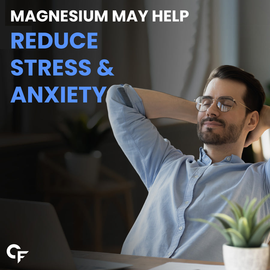 Carbamide Forte Chelated Magnesium Glycinate Supplement 2000mg Per Serving- 120 Veg Tablets