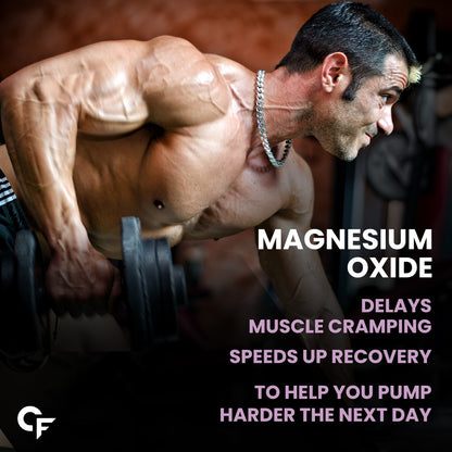 Carbamide Forte Chelated Magnesium Citrate Oxide Supplement | Triple Magnesium Supplement Supports Bones Muscles & Nerves 1382.91mg Per Serving - 60 Veg Tablets