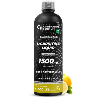 L-Carnitine Liquid 1500 mg for Energy & Muscle Support Carbamide Forte L-Carnitine Liquid 1500 mg for Energy & Muscle Support Carbamide Forte