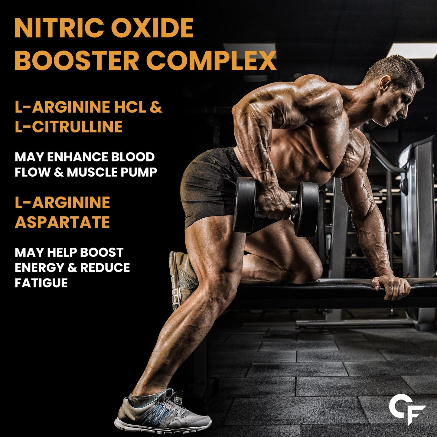 Carbamide Forte Nitric Oxide Supplement for Adults 1200mg with L-Arginine HCL, AAKG, L Citrulline Malate, Beet Root Extract & Caffeine,Veg Capsules 60 Count