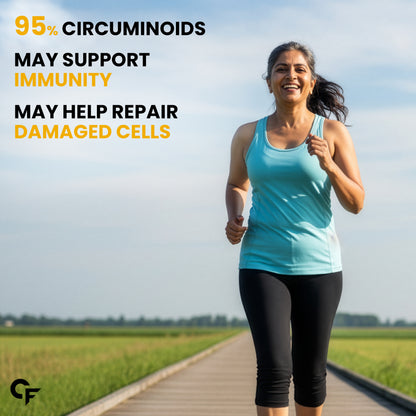 Curcumin 95% + Piperine 10 mg | 90 Veg Tablets