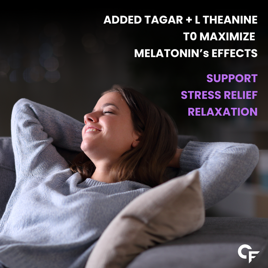 Carbamide Forte Melatonin 10 mg sleep Gummies - with TAGARA, L Tryptophan & Vitamin B6 | Sleep Supplements – 60 Veg Gummies