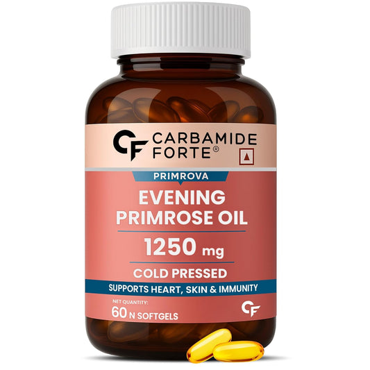 Carbamide Forte Evening Primrose Oil — 1250 mg Softgel Capsules