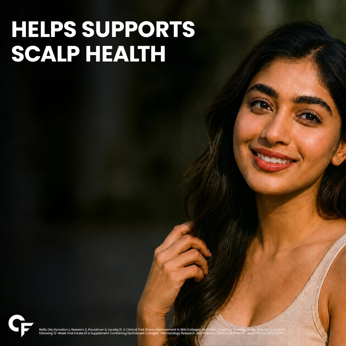 Hydrolyzed Collagen Peptides for Daily Hair, Skin & Joint Support