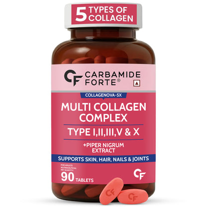 Multi Collagen Tablets with 5 Types of Collagen