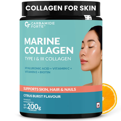 Marine Collagen Powder – Type 1 Hydrolyzed Peptides for Skin & Hair