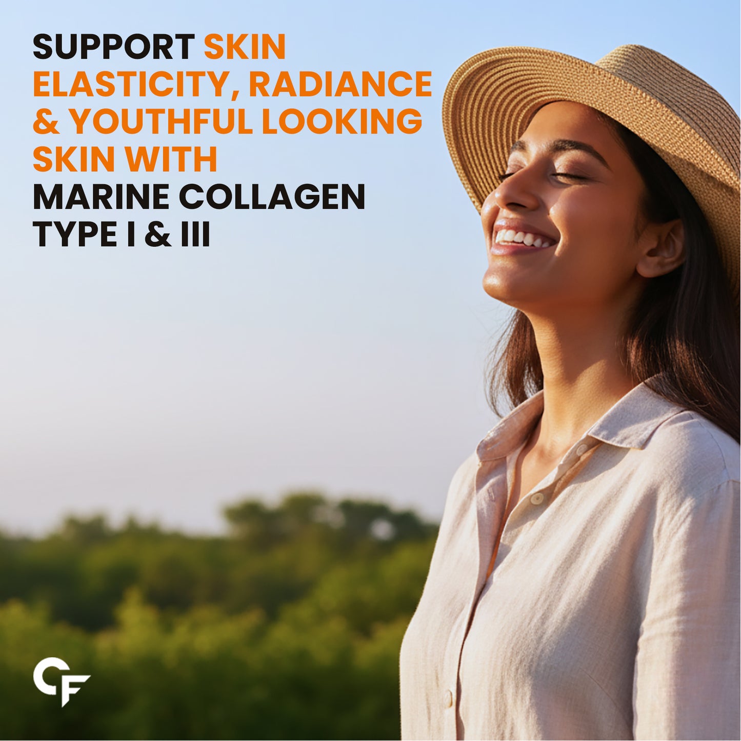 Marine Collagen Powder – Type 1 Hydrolyzed Peptides for Skin & Hair
