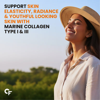Marine Collagen Powder – Type 1 Hydrolyzed Peptides for Skin & Hair