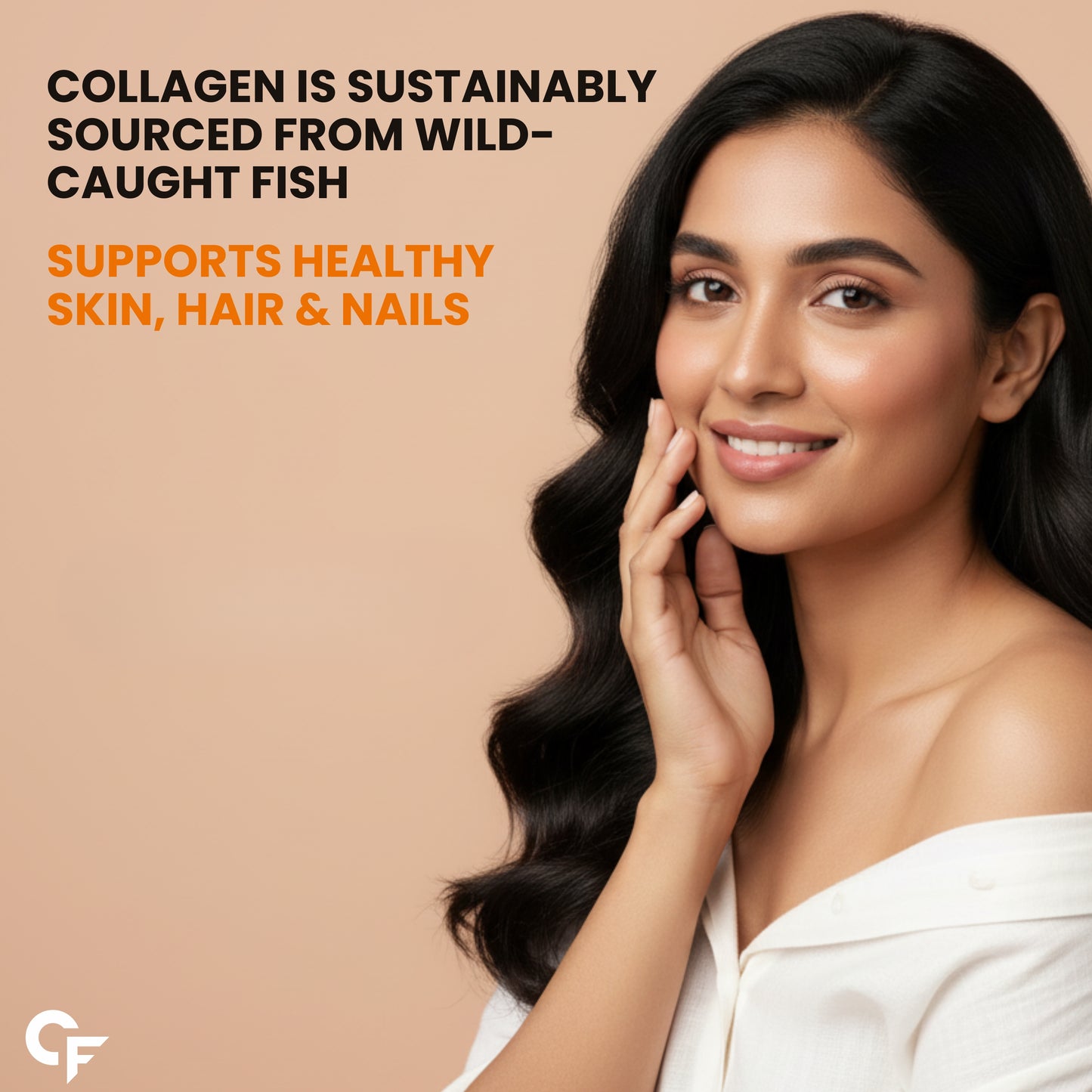 Marine Collagen Powder – Type 1 Hydrolyzed Peptides for Skin & Hair
