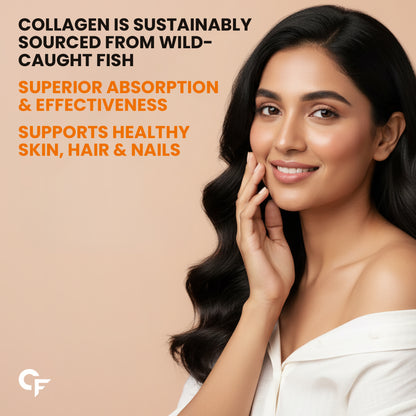 Marine Collagen Powder – Type 1 Hydrolyzed Peptides for Skin & Hair
