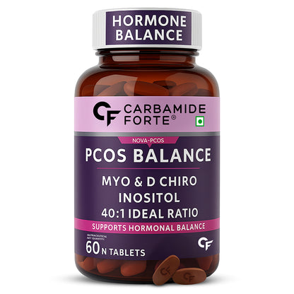 PCOS Supplement With Myo-Inositol & D-Chiro Inositol 2000 mg | 40:1 Potency