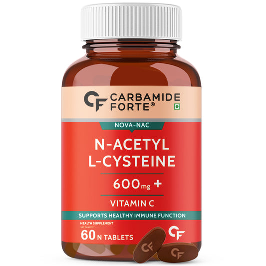Carbamide Forte N-Acetyl, L-Cysteine 600mg (NAC) - 60 Veg Tablets