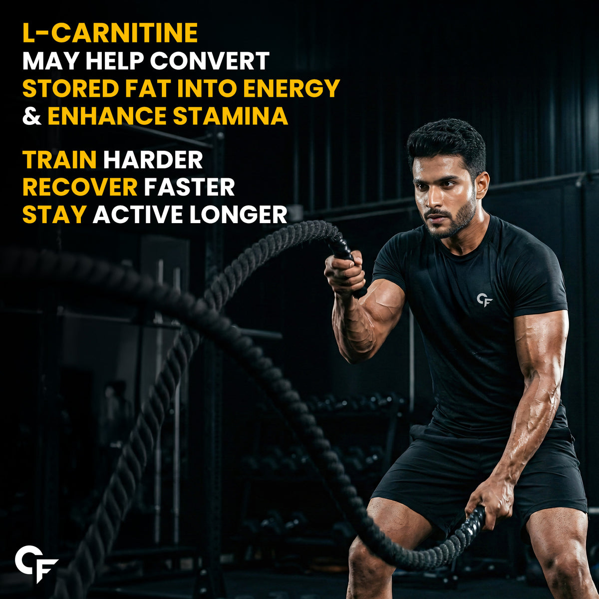 L-Carnitine Tartrate 2000mg Powder – Pre & Post Workout Supplement