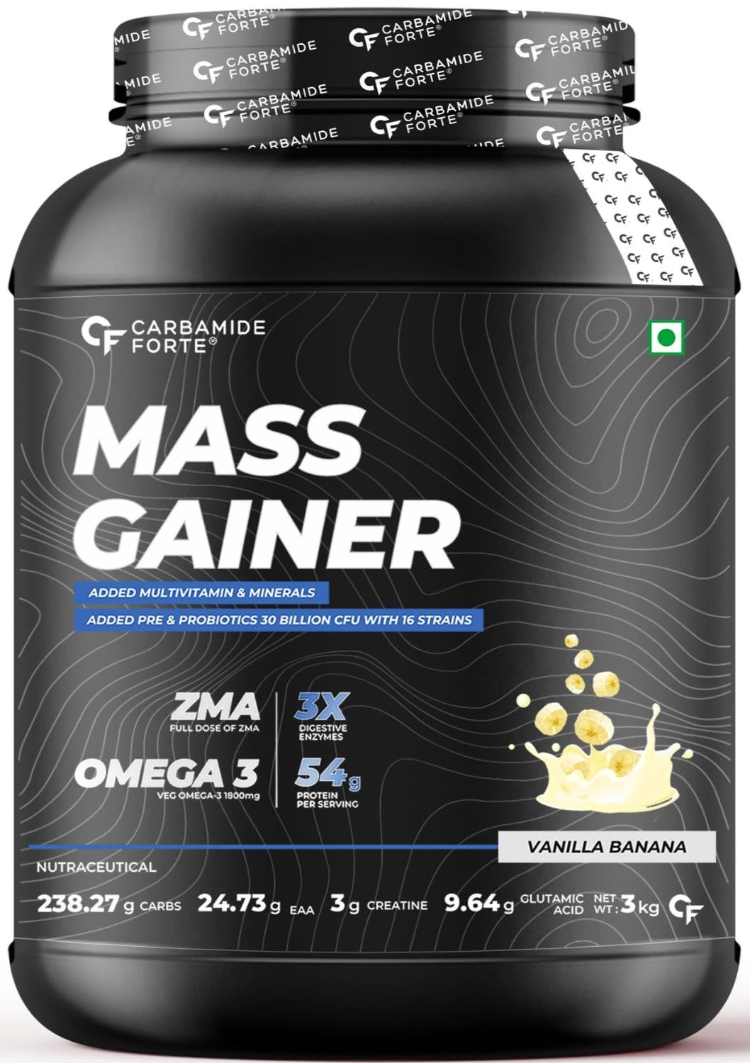 Mass Gainer – 54 g Protein + 250 g Carbs for Muscle Growth & Weight Gain